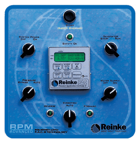 Reinke’s RPM Advanced control panel equipped with a digital PAC III timer